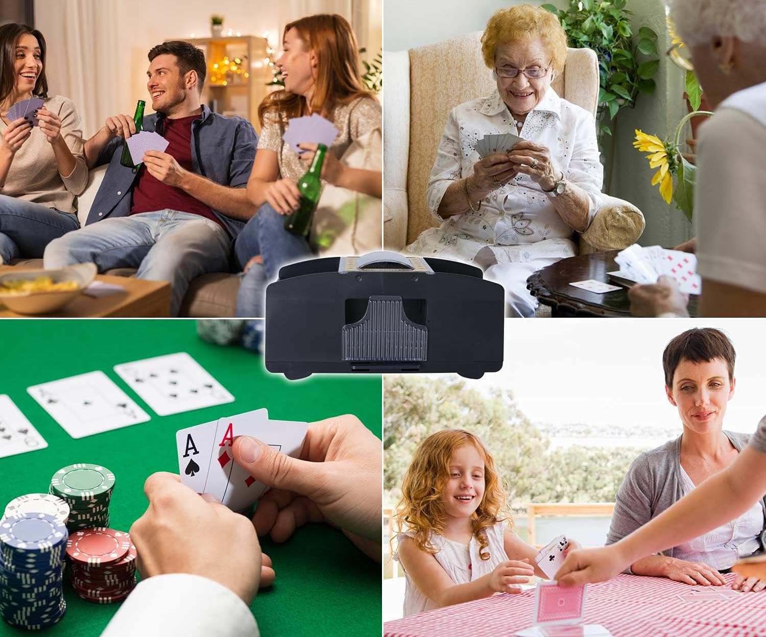 eredeti hordozható automata kártyakeverő